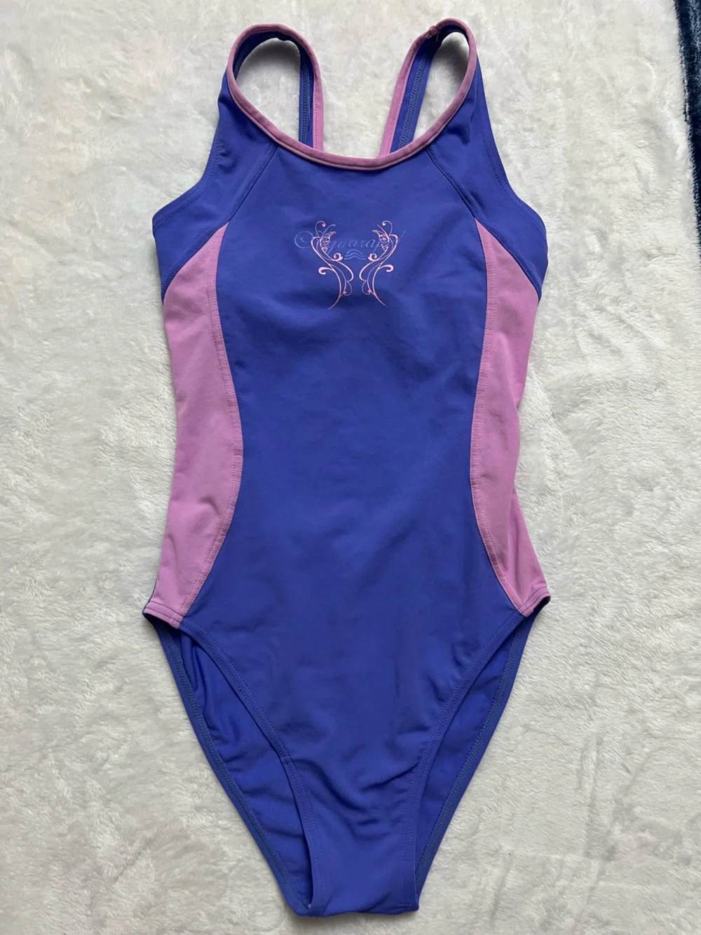 Purple & Pink One-Piece Swimsuit